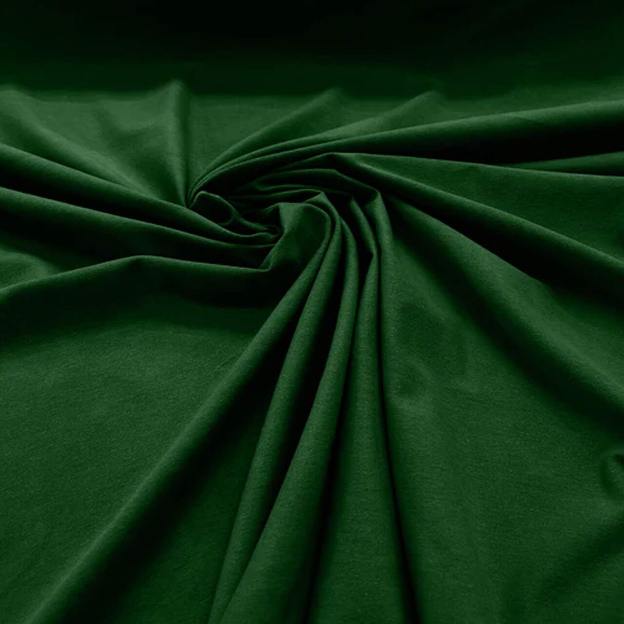 1 Yard Kelly Green Smooth Texture Stretches, Cotton Jersey Spandex Knit Fabric Ideal for Apparel, Crafts & DIY 60" Width